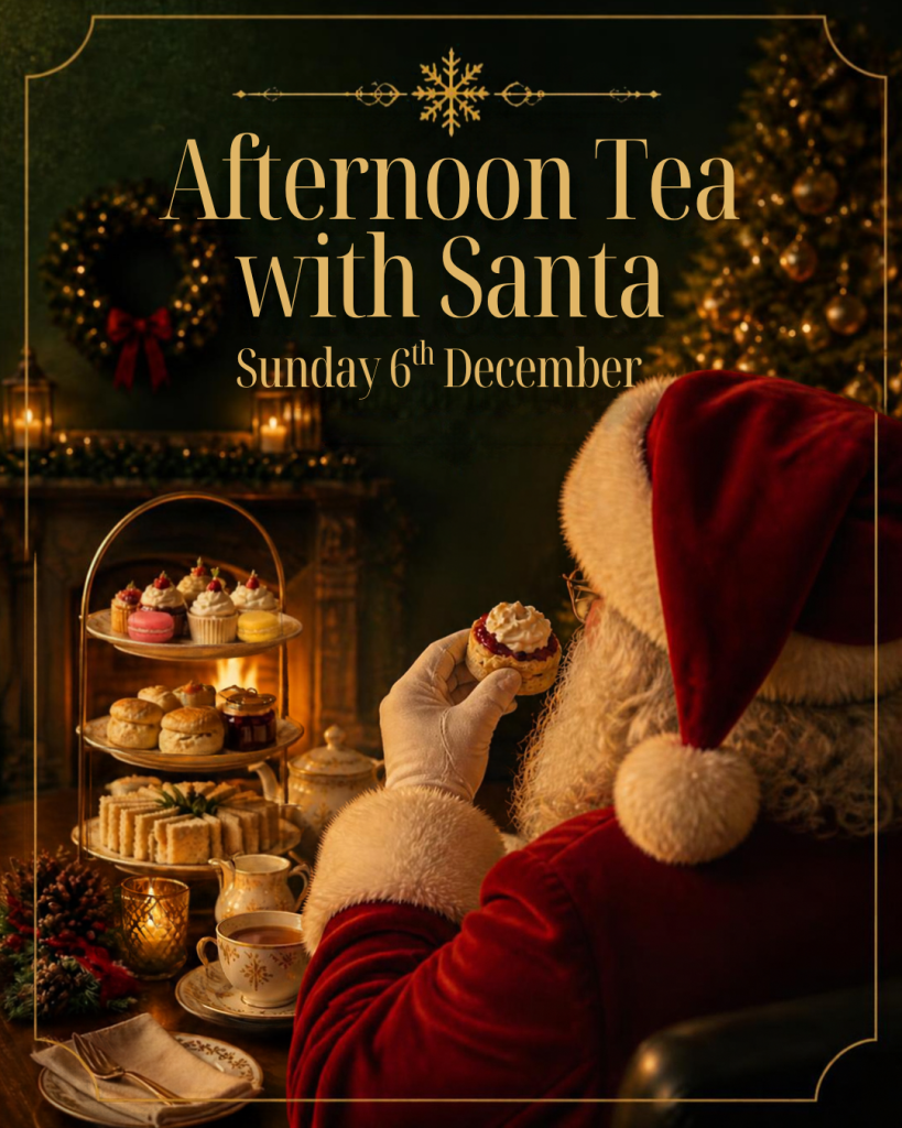 afternoon tea with santa at the lodge